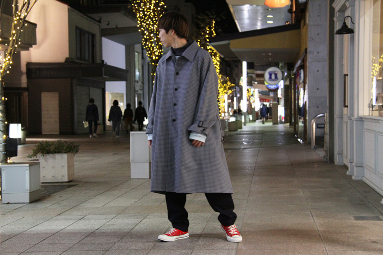 正規販売店】 NEON neon A4等級以上 18aw SIGN - BAL sign COLLAR COAT